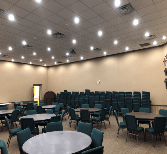 ProSource Power - After – 55/9w LED in Auditorium